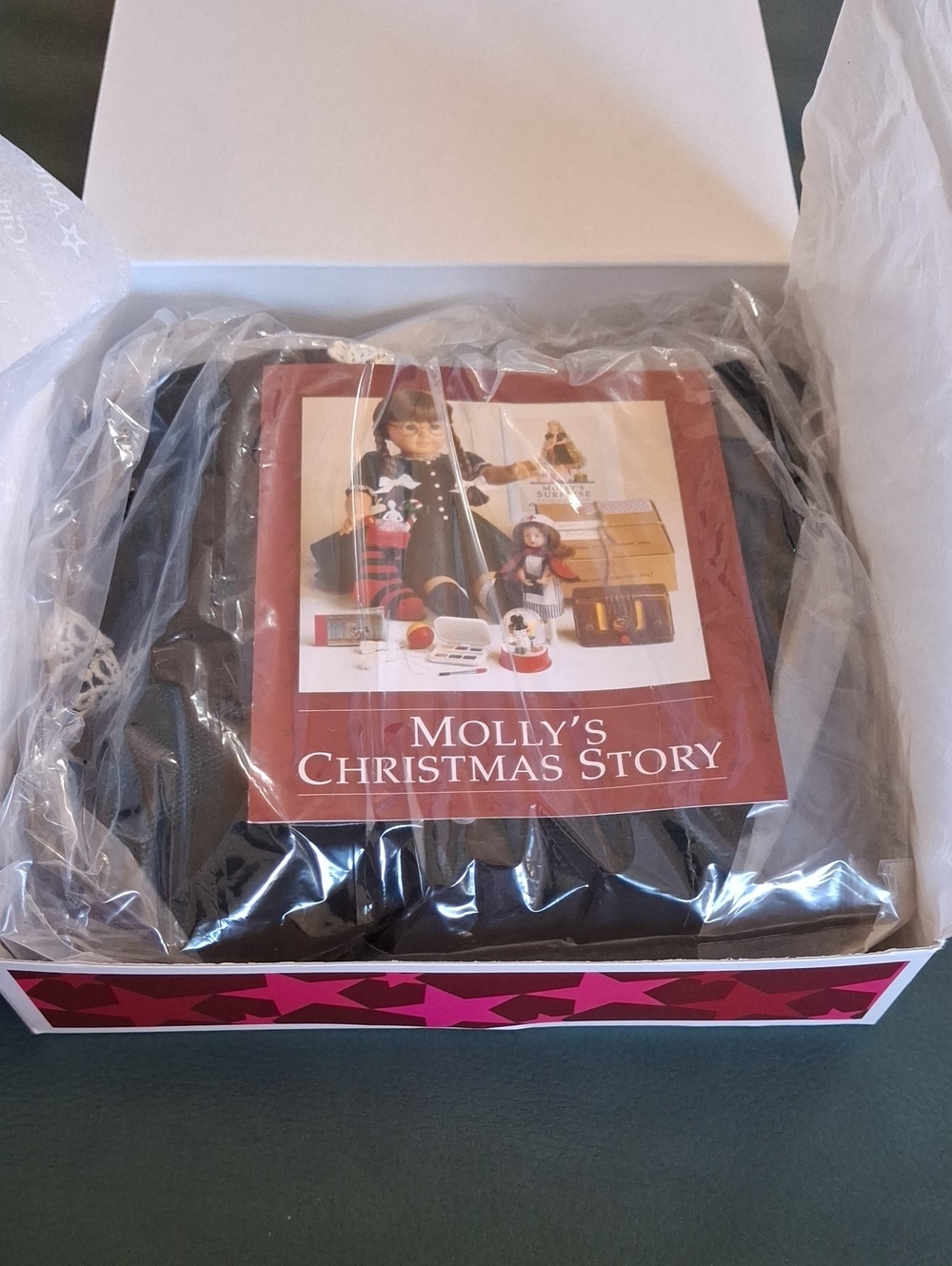 Molly's Evergreen Velvet Dress-American Girl  NWT RARE